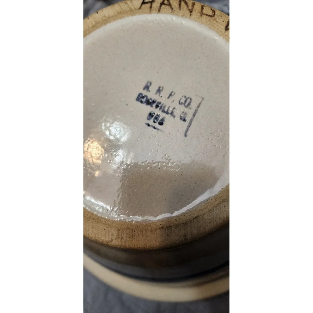 Vtg Robinson Ransbottom Pottery Ohio Bowl Home Where Heart Granny Cottage Core